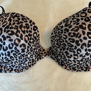 Victoria’s Secret Leopard Lined Demi 38DD